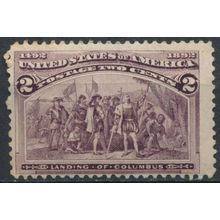Colombian Exposition Issue: 2c - USA 1893 - NM H - Sc 231