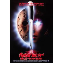 Friday the 13th Part VII_ The New Blood (1988)_0 Movie Film Poster Canvas iconic