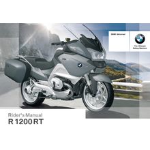 BMW R1200RT RIDERS MANUAL 2013 MOTORCYCLE 166 PAGES IN ENGLISH