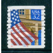 Used 2913 32c U.S. Flag Over Porch Fine CNS 33333 W0862