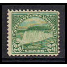 568 25c Niagara Falls Fine MHR K1554