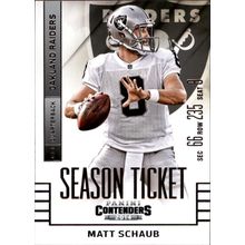 2014 Football Panini Contenders Matt Schaub