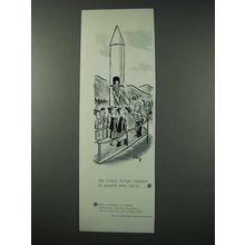 1961 First National Travelers Checks Ad - Nicest Things