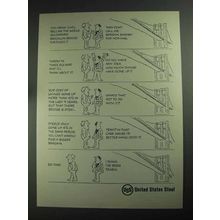 1968 United States Steel Ad - Sell the Brookyln Bridge