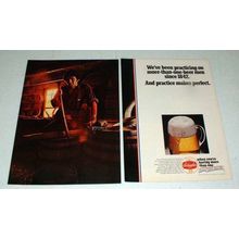 1971 Schaefer Beer Ad - We've Been Practicing!
