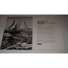 1973 RCA CATV Cable Technology Ad - The Future