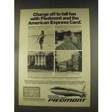 1976 Piedmont Airlines Ad - The American Express Card