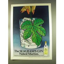1976 Seagram's Gin Ad - The Naked Martini