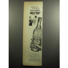 1951 Noilly Prat Vermouth Ad - My Father Told me.. and I'm telling you
