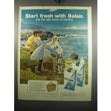 1972 Belair Cigarettes Advertisement - Start fresh with Belair.