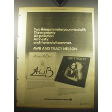 1974 AWB Average White Band and Tracy Nelson Albums Ad - Two things to take