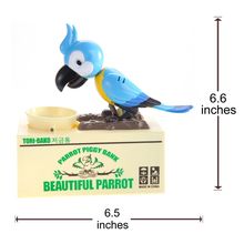 Parrot Coin Bank (Blue)