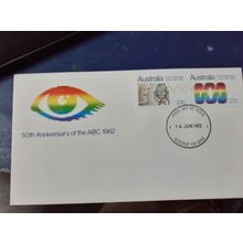 Australia 1982 anniv ABC niddrie 3042 postmark FDC