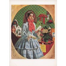James Collinson The Empty Purse Tate Gallery Painting Postcard