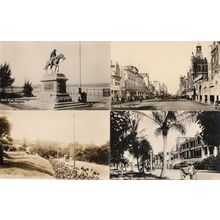West Street Club Bay Durban South Africa 4x All Old Real Photo Postcard s