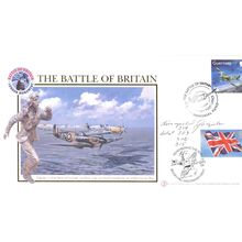 Donald Hulbert 257 501 Squadron Pilot WW2 Battle Of Britain Hand Signed FDC