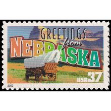 3722 37c Nebraska Fine MNH V2810