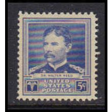 877 5c Dr. Walter Reed Fine MNH KA3538