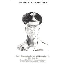 John Kenneally Irish Guards Military WW2 Victoria Cross Tunisia Postcard