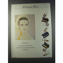 1981 Christian Dior Makeup Ad - Les Scarabees