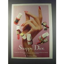 1981 Christian Dior Makeup Ad - Snappy. Dior