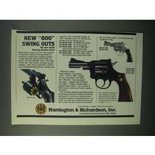 1982 H&R Ad - 826, 829, 830, 832 and 833 Revolvers