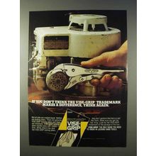 1986 Vise-Grip Locking Pliers Ad - Makes Difference