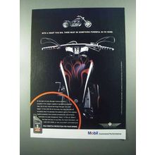 2004 Mobil 1 V-Twin 20W-50 Oil Ad - A Heart This Big