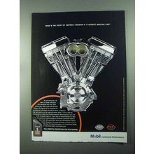 2004 Mobil 1 V-Twin 20W-50 Oil Ad - Having a Dragon