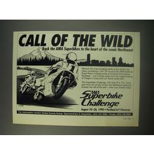 1990 AMA Superbike Challenge Ad - Call of the wild