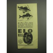 1948 ELO Fishing Reels Ad - In 1936 a Perch weighing 5 lbs. 4 3/4 ozs.