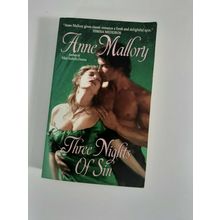 three Nights Of Sin Anne Mallory 2008 paperback novel fiction