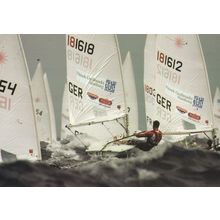 Weymouth Bay Harbour 2012 Sports Regatta Boat Race Postcard