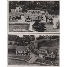 Model Village Ramsgate Kent 2x PB Real Photo Postcard s