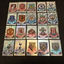 MATCH ATTAX 2016/17 Premier League - Full Set Of Twenty Foil Club Badges
