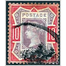 1887-1892 Queen Victoria Jubilee - 10d carmine/purple (as picture) C2-1