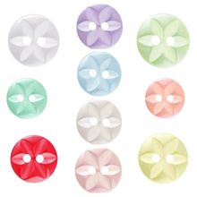 Trimits 11mm Star Buttons Baby Cardigans Handmade Knitting Sewing 11 Colours