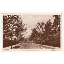 Brandville Gardens Ilford Postcard RP Essex