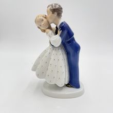 Bing & Grondahl Porcelain Denmark Figurine Boy Kissing Girl #2162 Vintage