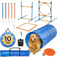 Dog Agility Course Backyard Set, Dog Agility Equipment, Dog Obstacle Course Back