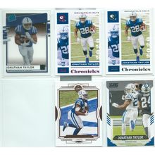 Jonathan Taylor 5x card lot incl RC's, Pink