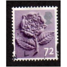 ENGLAND 72P 'TUDOR ROSE' (EN17) FINE USED (EBID25053)