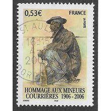 FRA 2006 (53c) '100TH ANN OF COURRIERES MINE DISASTER' FINE USED (EBID56-112)