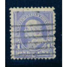 Used 247 1c Benjamin Franklin Barely Clears M02710