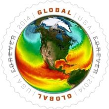 Earth Day 2014 Pack of Five Current Rate Global Stamps Scott 4893 - Stuart Katz