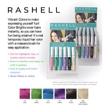 36 piece Rashell Color Brights Hair Mascara display Fast Start Kit with free ...