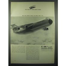 1966 Lockheed-Georgia C-5A Plane Ad - You Had to Miss Kitty Hawk