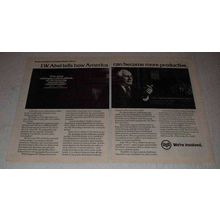 1973 USS United States Steel Ad - I.W. Abel