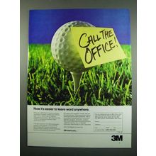 1984 3M Post-it Note Ad - Leave Word Anywhere
