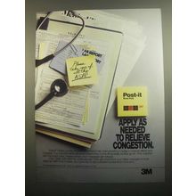 1984 3M Post-it Notes Ad - Apply As Needed